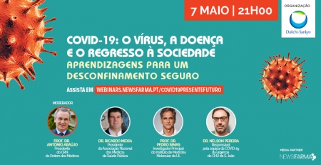Daiichi Sankyo Portugal promove webinar para debater o regresso à sociedade pós COVID-19
