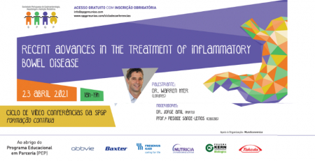 Participe na 2.ª videoconferência – Recent advances in the treatment of Inflammatory Bowel Disease