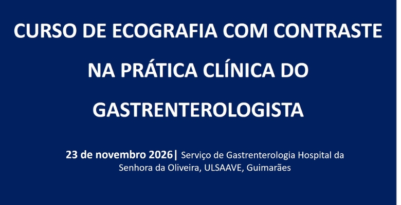 SPG organiza curso dedicado à ecografia com contraste na Gastrenterologia